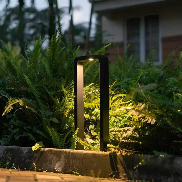Sleek modern LED garden lighting, perfect for enhancing landscape and outdoor decor. Energy-efficient patio light.