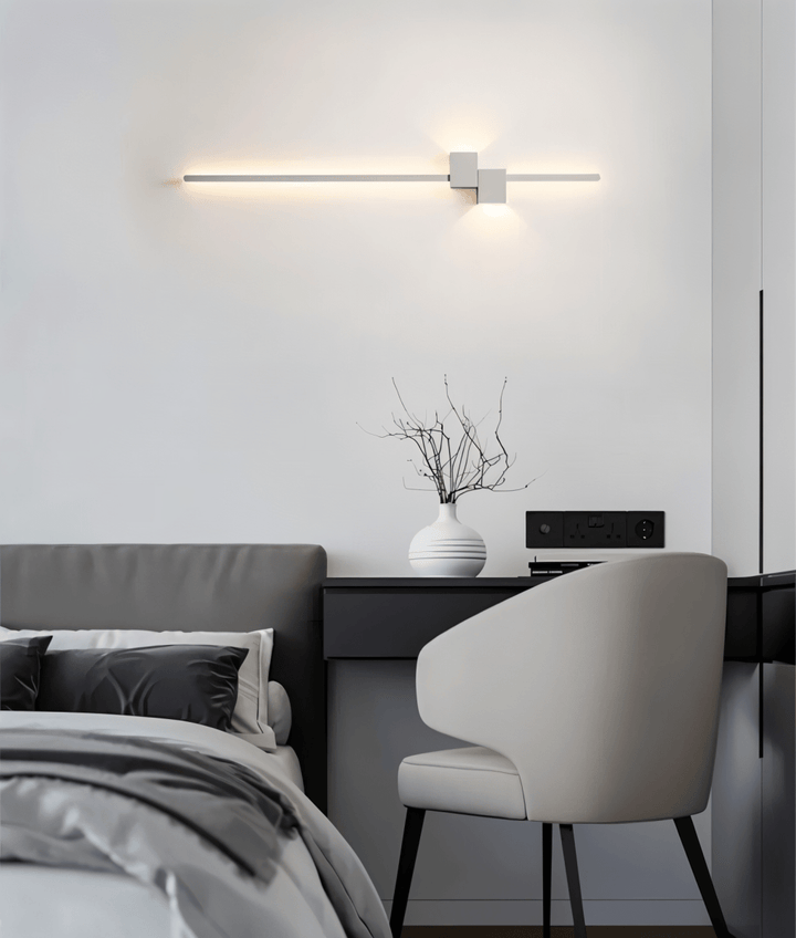 Modern LED accent light, delivering subtle indirect illumination for a refined home.