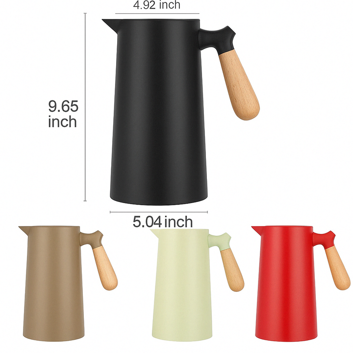 NordicTherm Unisex Insulated Thermal Flask: hot & cold stainless steel bottle, leak-proof and portable for daily use.