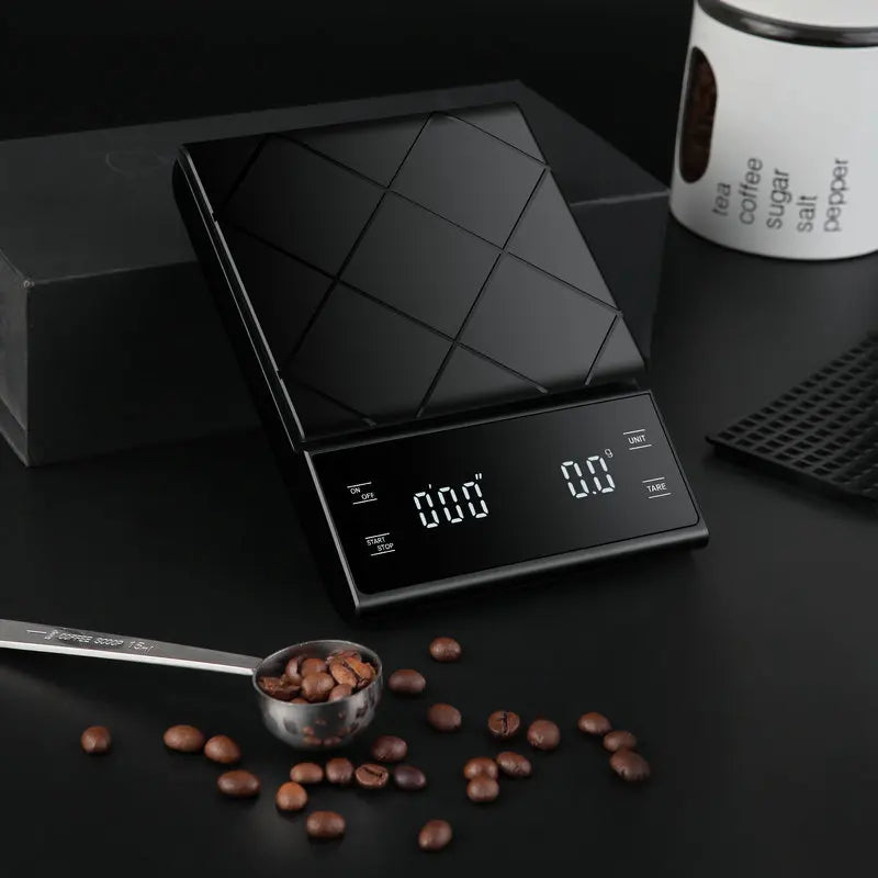 Accurate digital food scale for baking and cooking. Ideal for precise ingredient measurement in home kitchens.