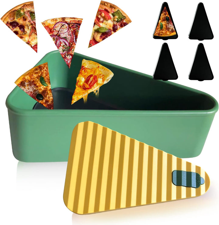 Innovative pizza keeper, silicone construction for optimal food freshness