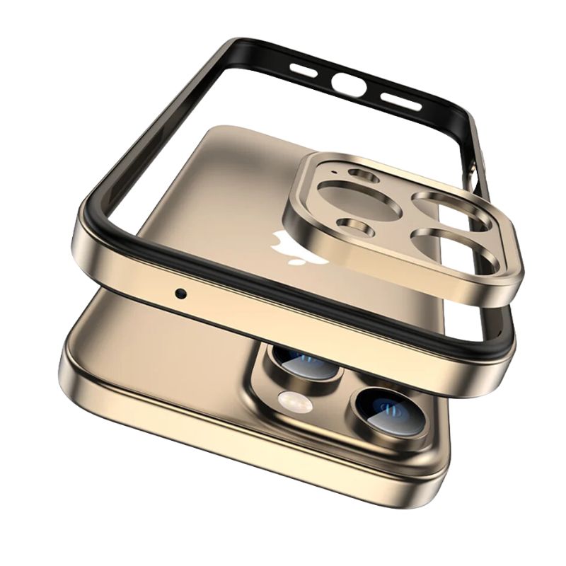 Secure your iPhone with this slim, durable aluminum case. Shockproof & camera-protected phone cover for iPhone 13/14/15/16.