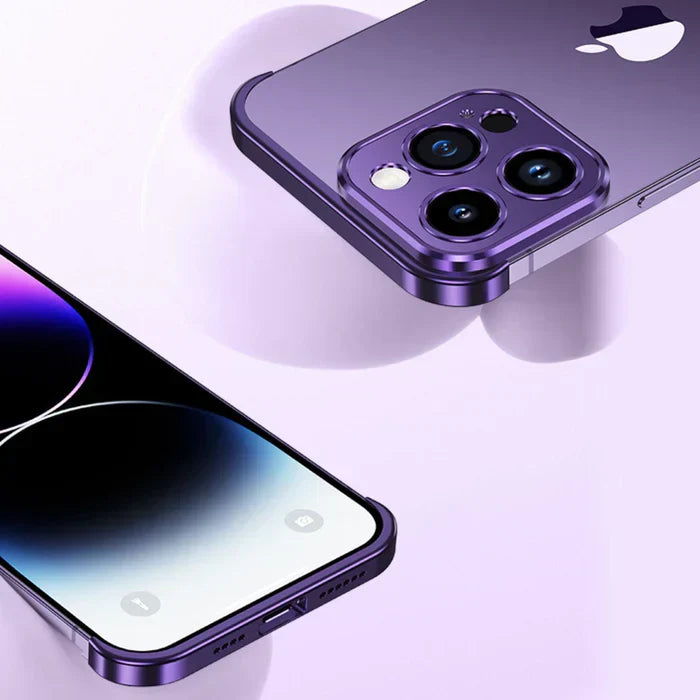 Titanium iPhone case, shockproof StealthShield slim design protective cover