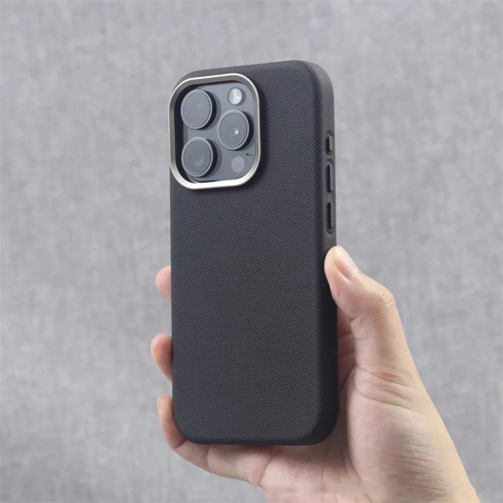 Slim protective iPhone case with secure non-slip grip, offering advanced drop protection. Magsafe compatible.