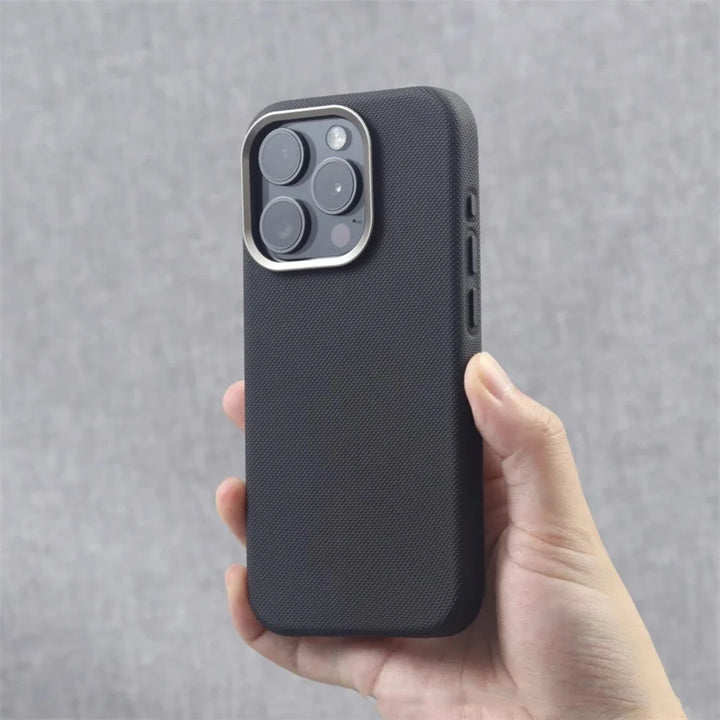 Slim protective iPhone case with secure non-slip grip, offering advanced drop protection. Magsafe compatible.
