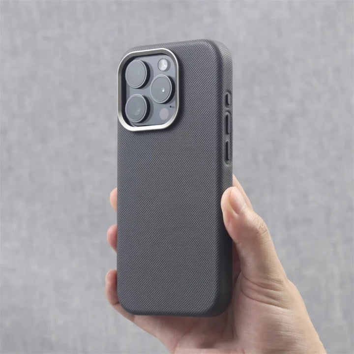 Sleek slim iPhone case, Magsafe compatible, with secure grip & certified drop protection. Durable accessory.