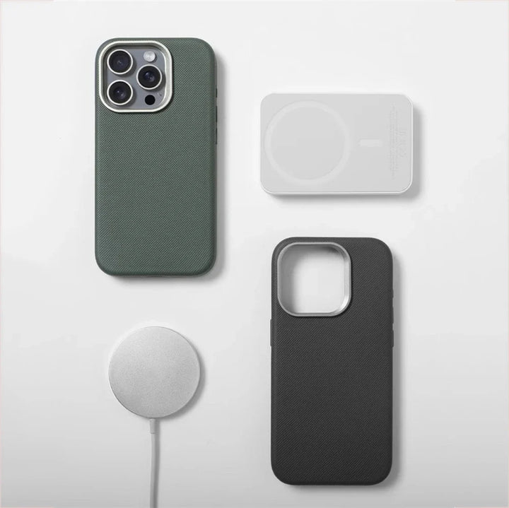 Impact-resistant slim iPhone cover with secure non-slip grip for superior drop protection. Magsafe ready.
