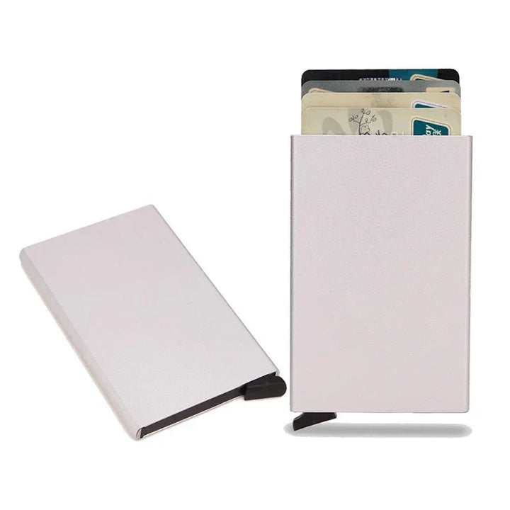 RFID credit card holder, slim and lightweight, perfect for everyday use by men