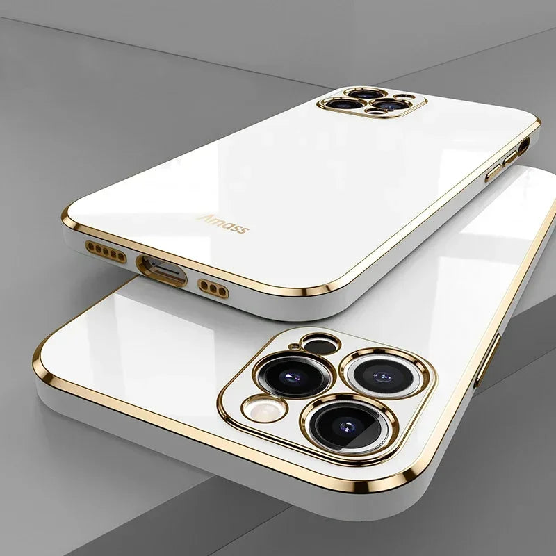 Protective iPhone case featuring scratch-resistance, slim profile, anti-slip grip & durable design.