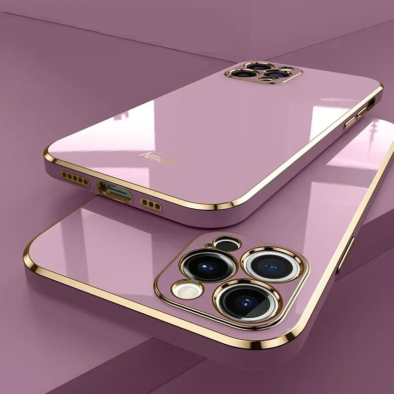 Slim protective iPhone accessory, scratch-resistant with anti-slip grip.