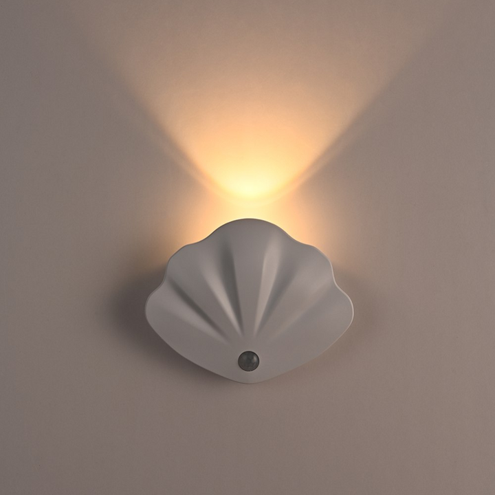 LumiMotion slimme schelp lamp: bewegingssensor, USB oplaadbaar, perfect voor binnen