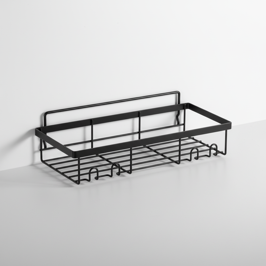 SlimShelf versatile wall-mounted storage shelves in stainless steel for any room