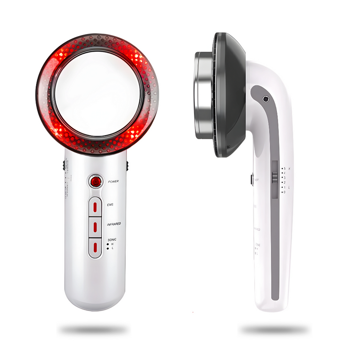 SlimWave ultrasonic device for cellulite treatment, body firming, and a sculpted appearance.
