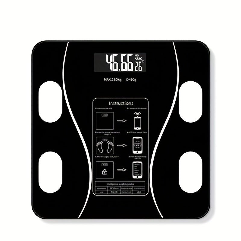 Digital health tracking scale, FitScale, for comprehensive body analysis, fitness & wellness journey at home.