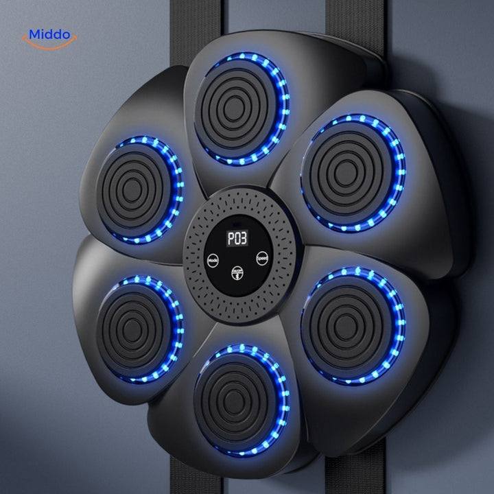 Home gym smart boxing machine with Bluetooth, ideal fitness equipment for engaging boxing & reflex training.