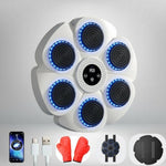 White children's boxing gloves