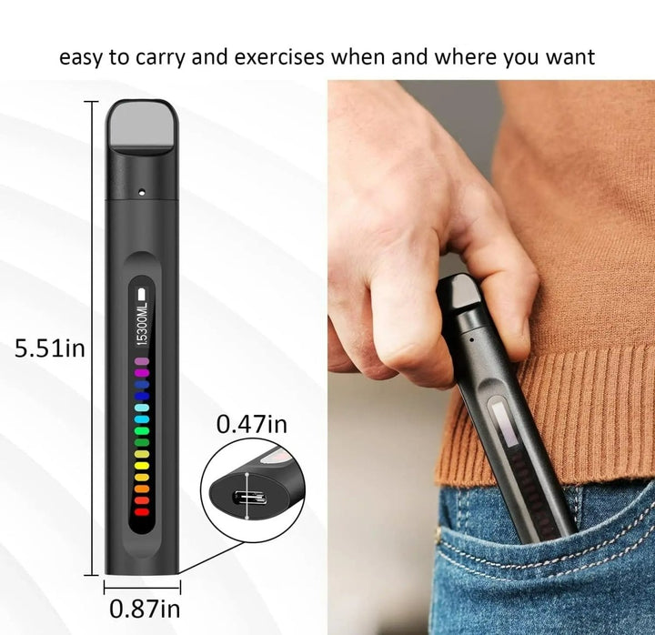 High-tech smart breath trainer improves lung function, respiratory muscle endurance & overall health. Easy to use.