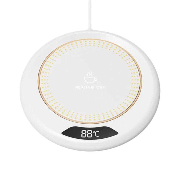 Drink warmer with smart temperature control for tea or coffee, ensures your beverage is never cold.