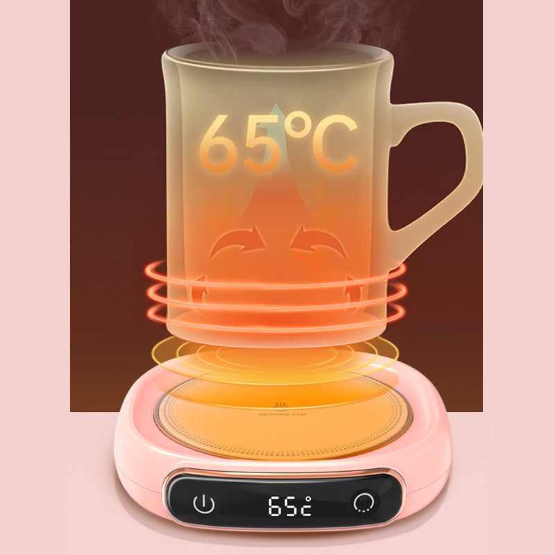 Keep your coffee, tea, or hot chocolate warm with this smart desktop beverage warmer & heated coaster.