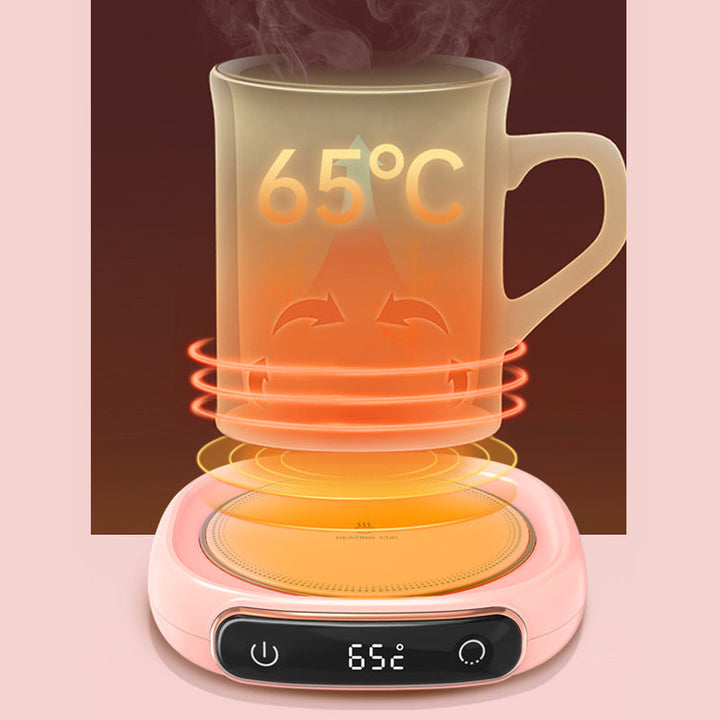 Keep your coffee, tea, or hot chocolate warm with this smart desktop beverage warmer & heated coaster.
