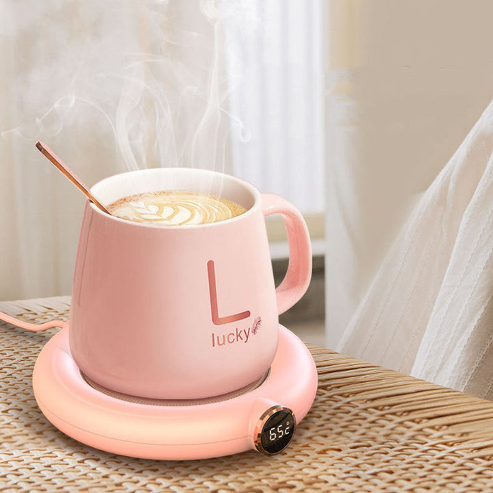 Keep your morning coffee hot with this smart desktop cup warmer, an essential office accessory.