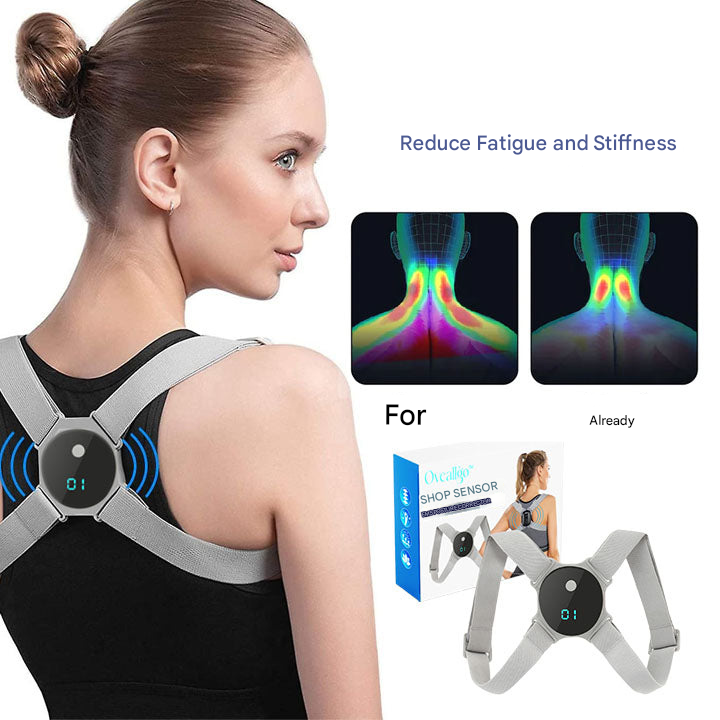 Compact, ergonomic Smart EMS posture corrector with advanced muscle stimulation for effective back & neck pain relief.