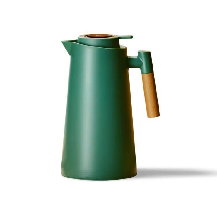 Digital temperature display smart thermos carafe, insulated stainless steel for hot & cold.