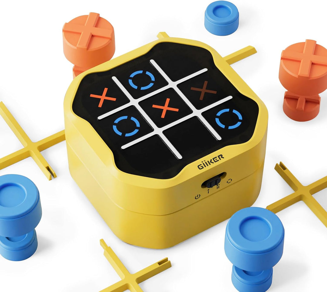 Smart interactive Tic-Tac-Toe electronic board game. Perfect family game & educational toy for kids, enhancing strategy skills.