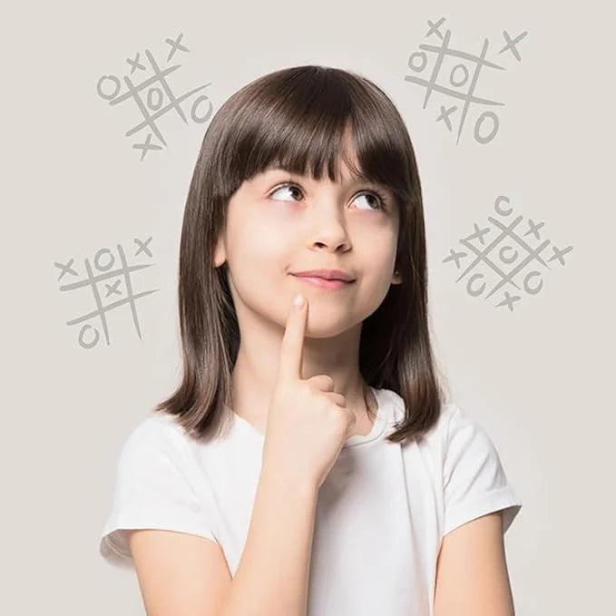 TechToe smart interactive electronic Tic-Tac-Toe, a modern family board game for kids. Fun indoor strategy game & educational.
