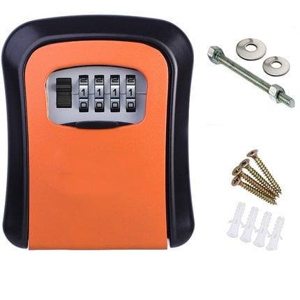 Wall mountable smart key and password security box, ideal for home digital security.