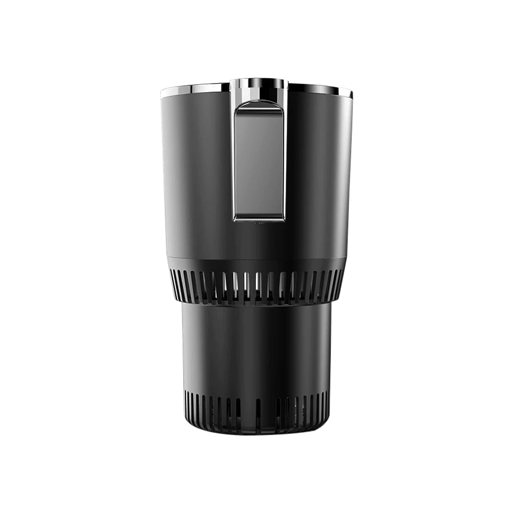 Smart portable mug warms & cools drinks on-the-go. Ideal for car or office, with precise temperature control.