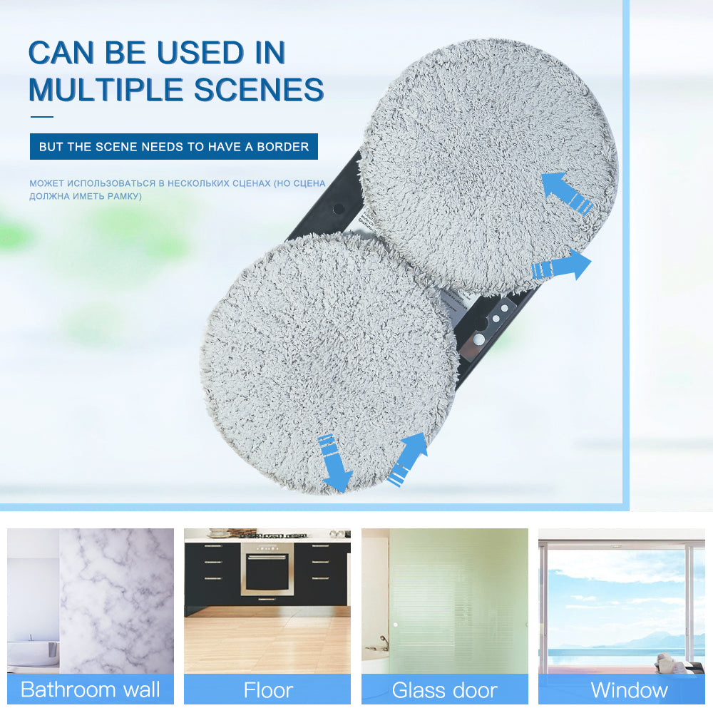 Smart home automated window washer, ideal for hard-to-reach areas, sleek design