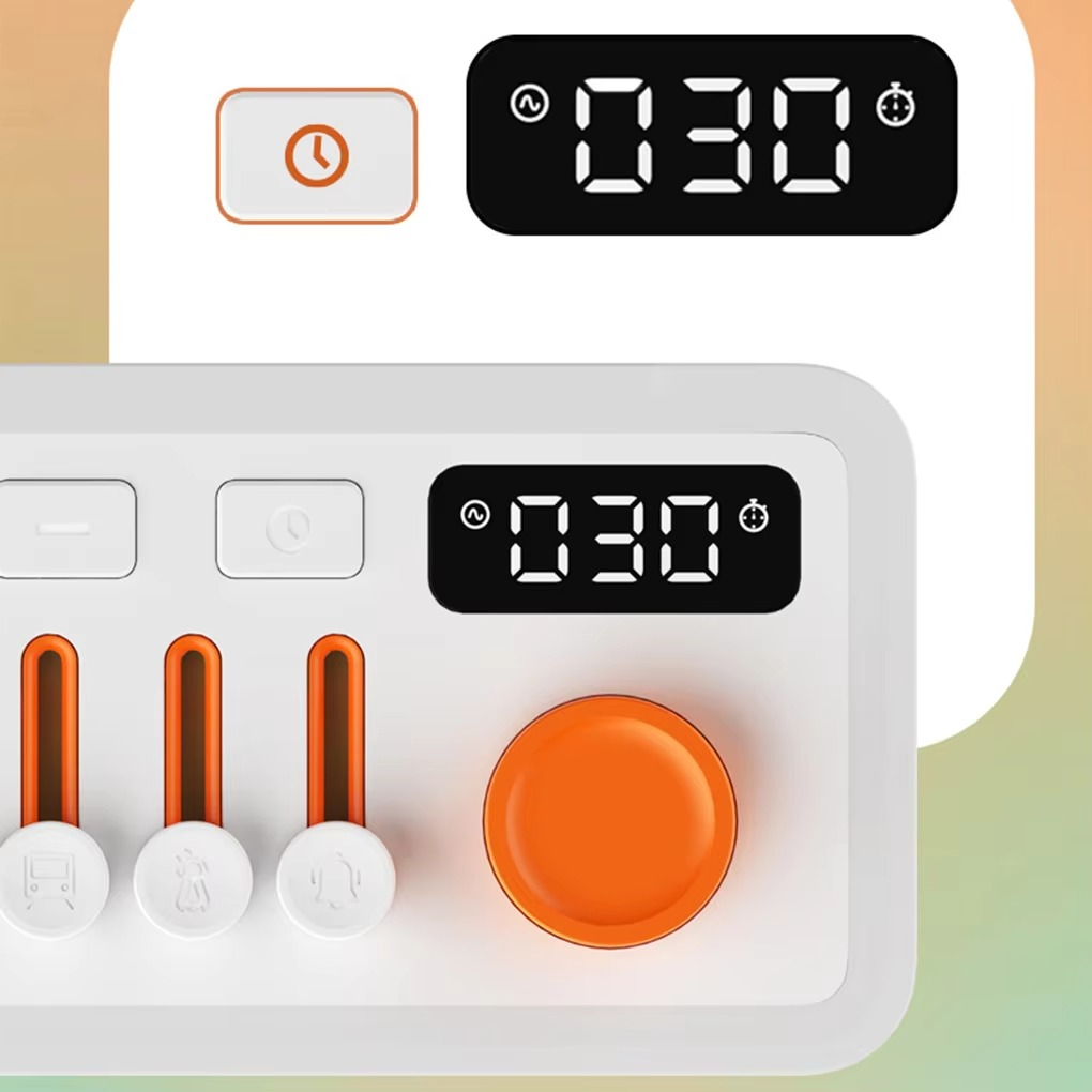 Relaxing sleep aid sound machine with soothing RGB night light & Bluetooth speaker for your bedroom.