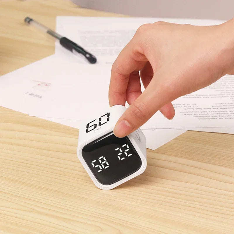 Productivity cube timer for effective time management; ideal for students, cooks & focused work sessions.