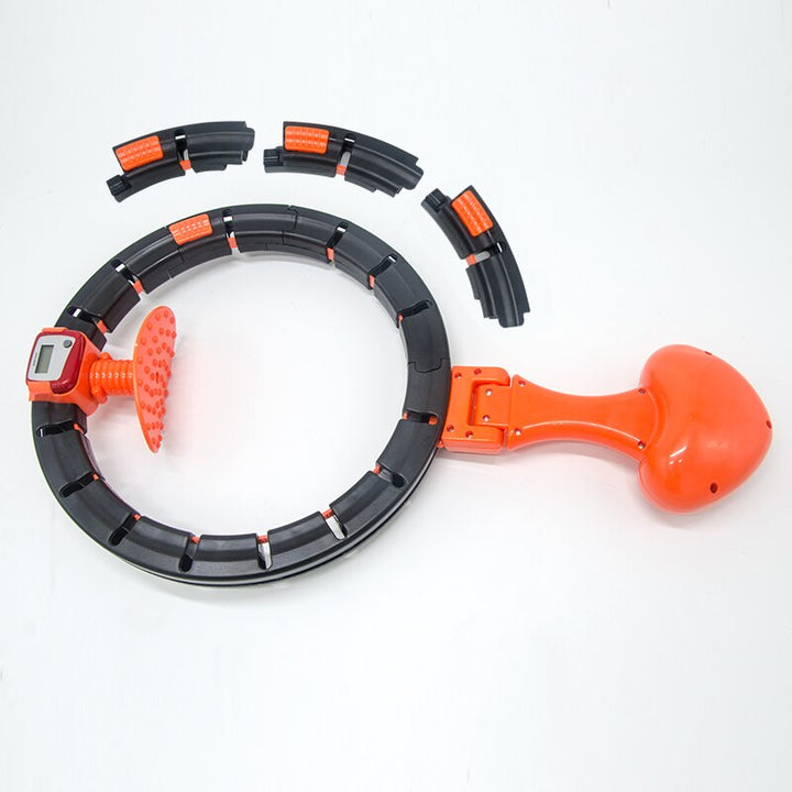 Smart Weighted Hula Hoop for effective core toning & home fitness. Perfect for waist training workouts.
