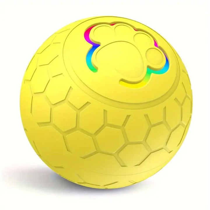 Resilient SmartBounce dog ball, an interactive pet toy for durable chew and fetch play.