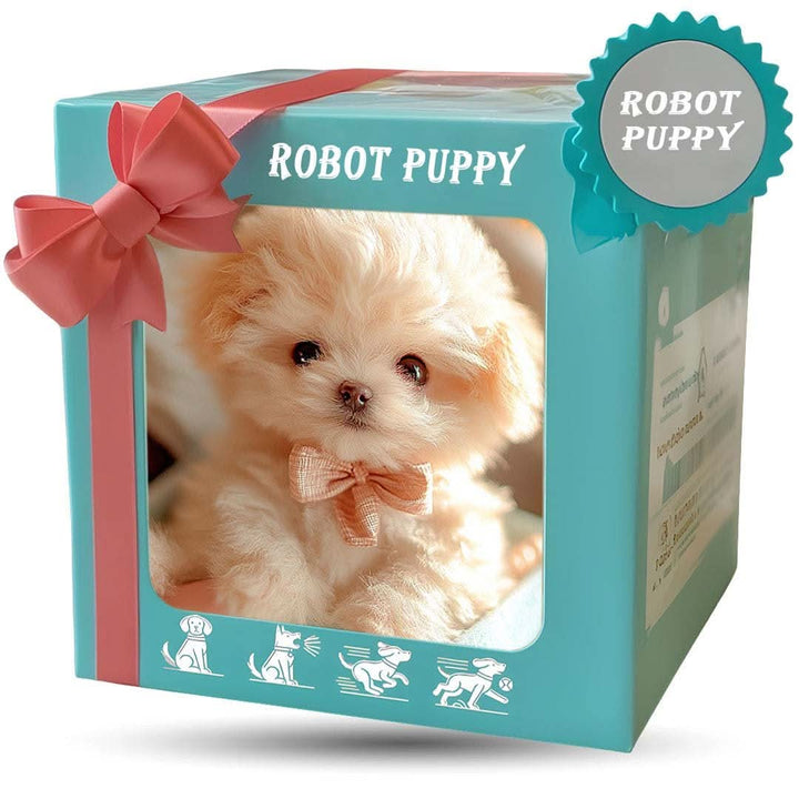 Charming interactive plush dog toy with soft fur, ideal children's gift for imaginative play & cuddly moments.
