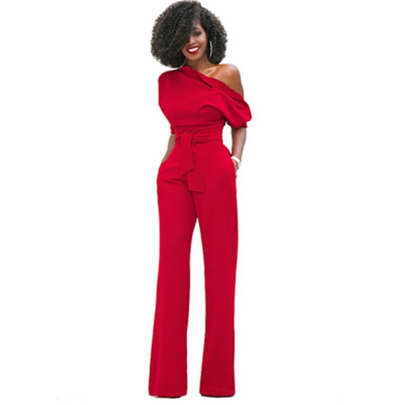 Flattering Sofia women's bodycon jumpsuit, a versatile one-piece for stylish all-season casual or elegant wear.