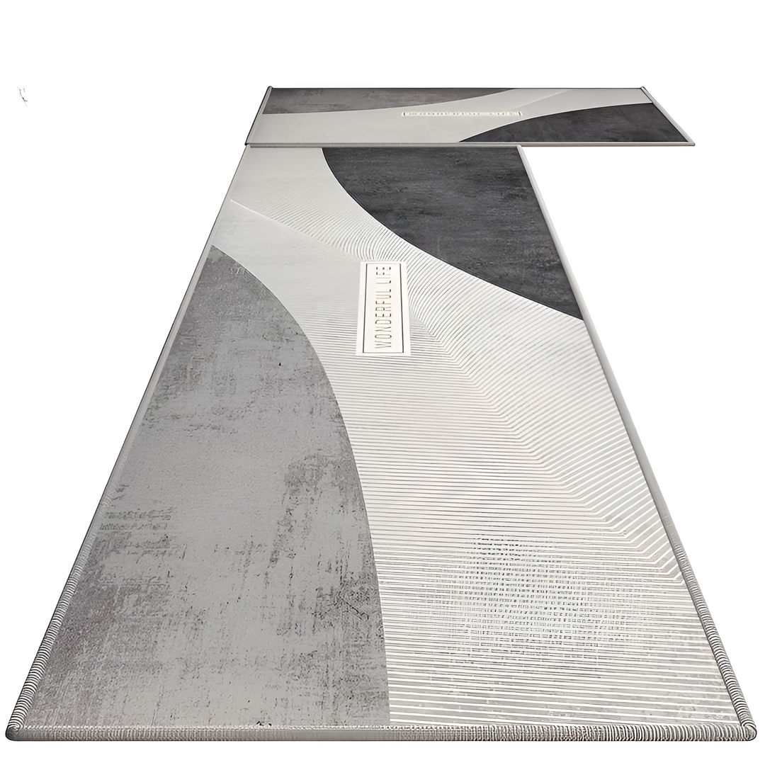 Washable kitchen floor mat. Super soft, absorbent, and anti-slip comfort rug for home decor.