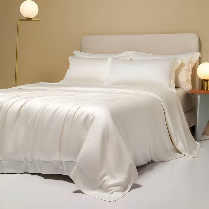 Premium bamboo duvet cover set. Ultra-soft, breathable, hypoallergenic bedding for restful sleep.