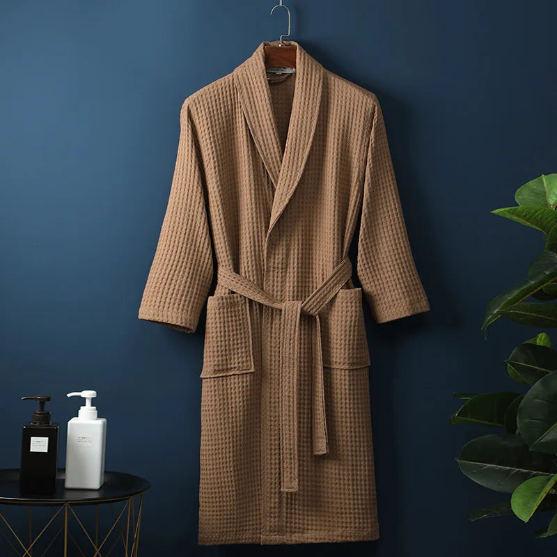 Premium soft cotton spa robe, designed for ultimate relaxation and luxurious comfort.