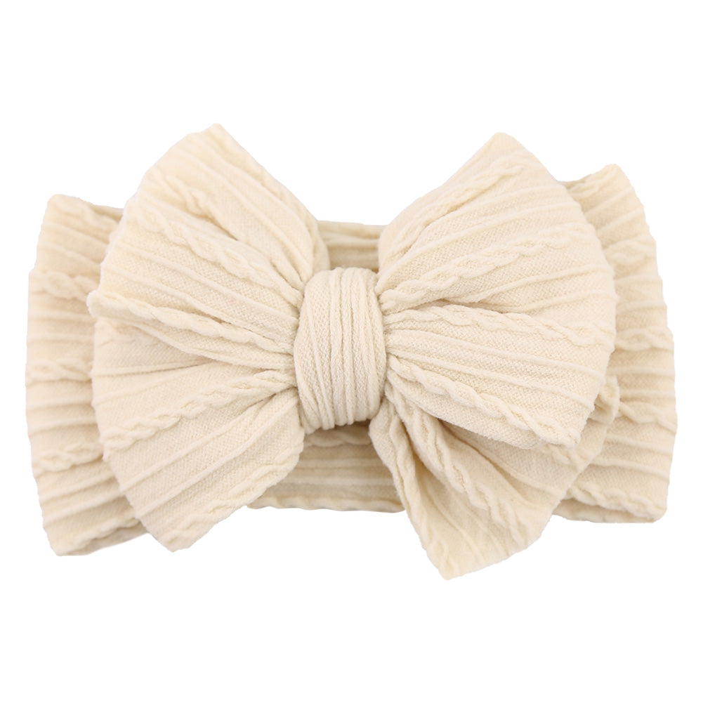 Set of colorful nylon bow headbands, ideal children's accessories for babies.