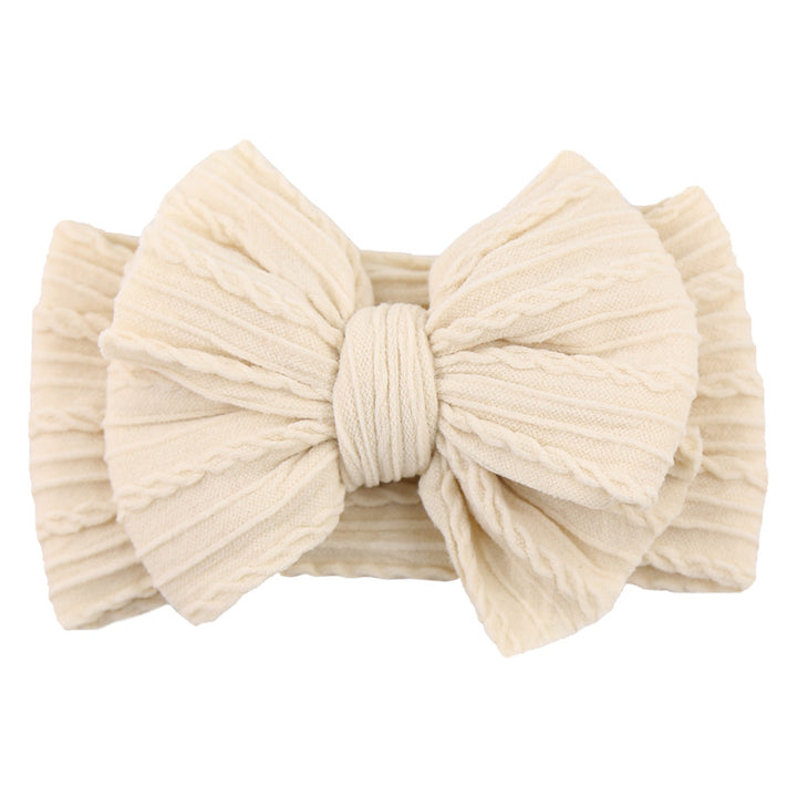 Set of colorful nylon bow headbands, ideal children's accessories for babies.