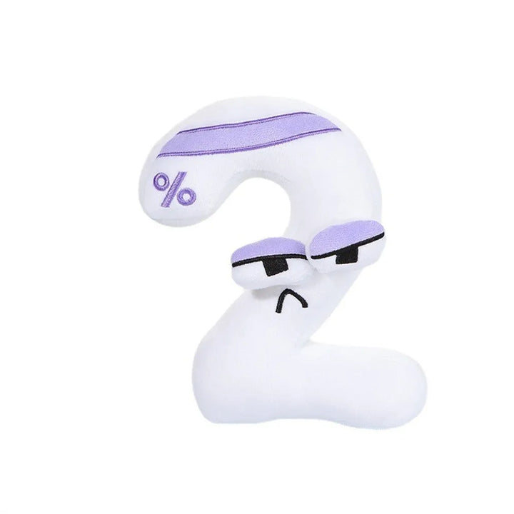 Kids' soft plush number "3" toy, great for number identification, sensory play & early education.