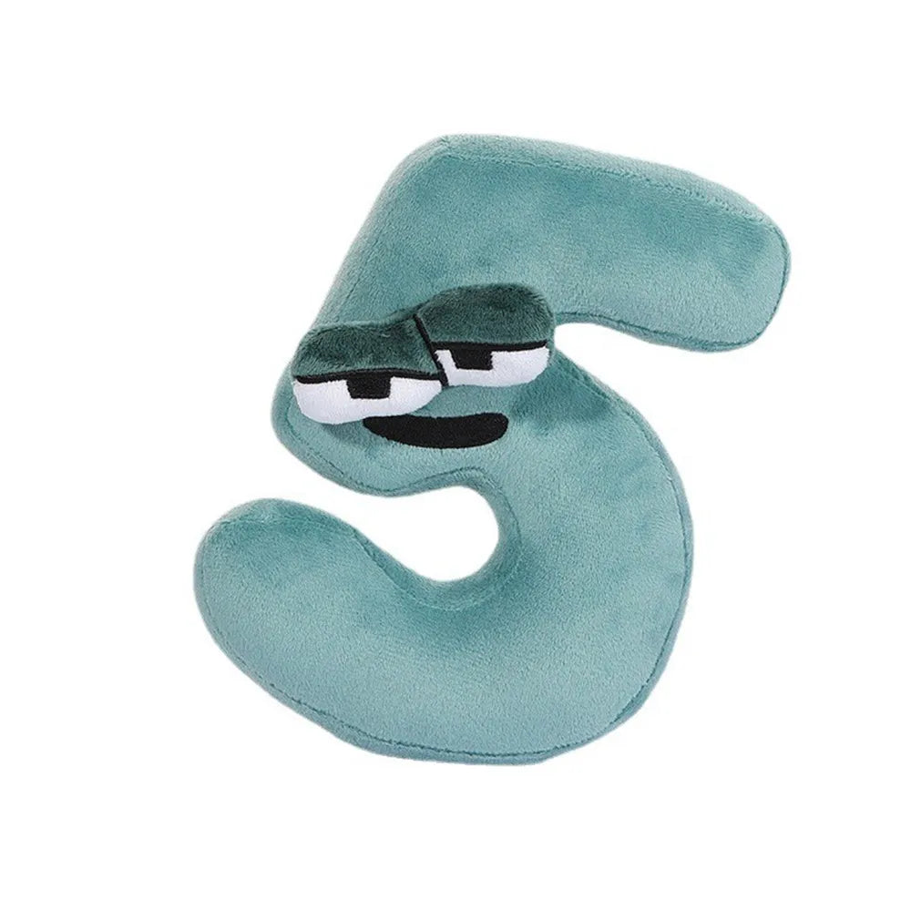 Complete set of soft plush numbers, promoting hands-on number learning, counting & joyful playtime.
