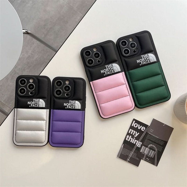 Trendy puffer iPhone case with soft touch, ultimate shock protection