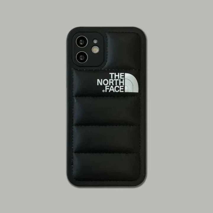 Soft touch puffer iPhone case, durable and shockproof phone cover