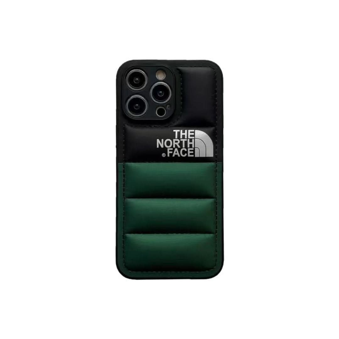 Matte finish puffer iPhone case, trendy shock protection gadget
