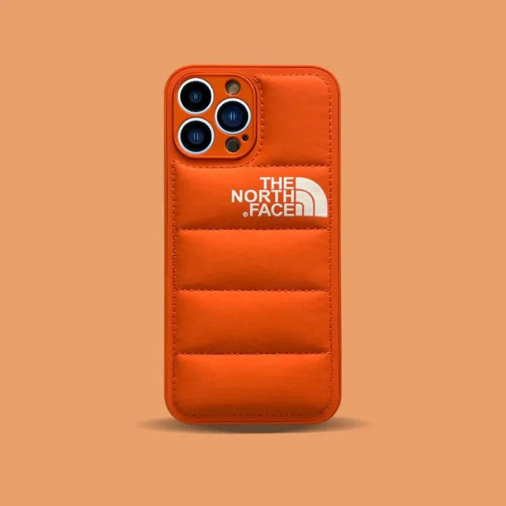 Modern puffer iPhone case, soft touch, offers superior shock protection