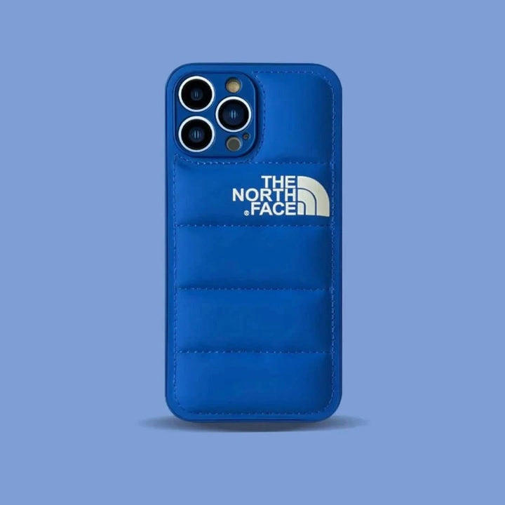 Soft puffer iPhone case with strong shock protection, matte finish